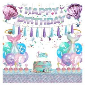 Birthday Mermaid Decoration